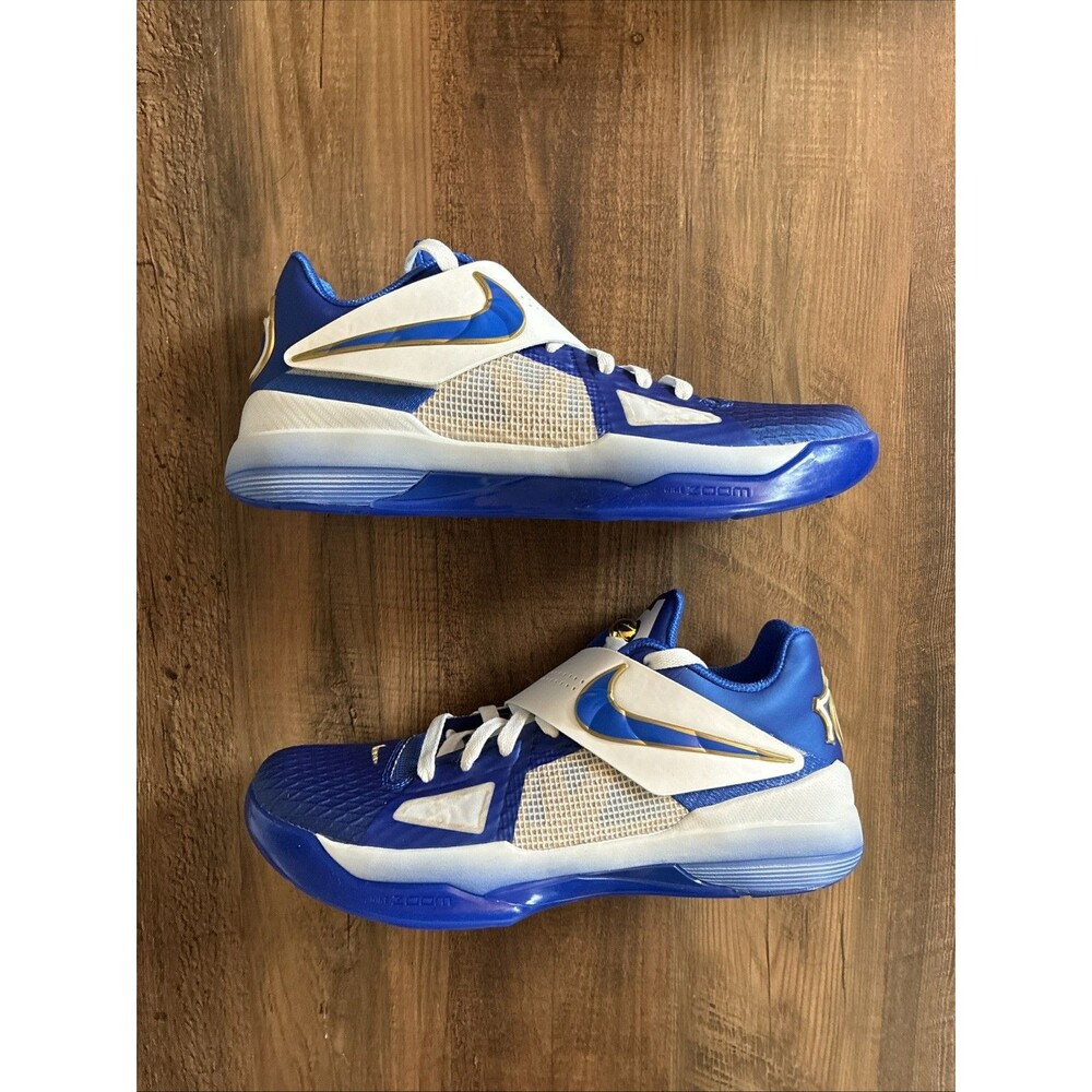 Nike Zoom KD 4 MVP Basketball Shoes Men’s Size 9 Hyper Royal Blue FZ3540-400